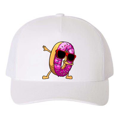 Donut Art For Women Dabbing Doughnut Donut Lover Yupoong Adult 5-Panel Trucker Hat