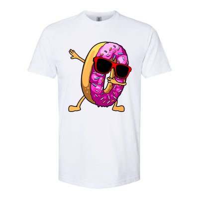 Donut Art For Women Dabbing Doughnut Donut Lover Softstyle CVC T-Shirt