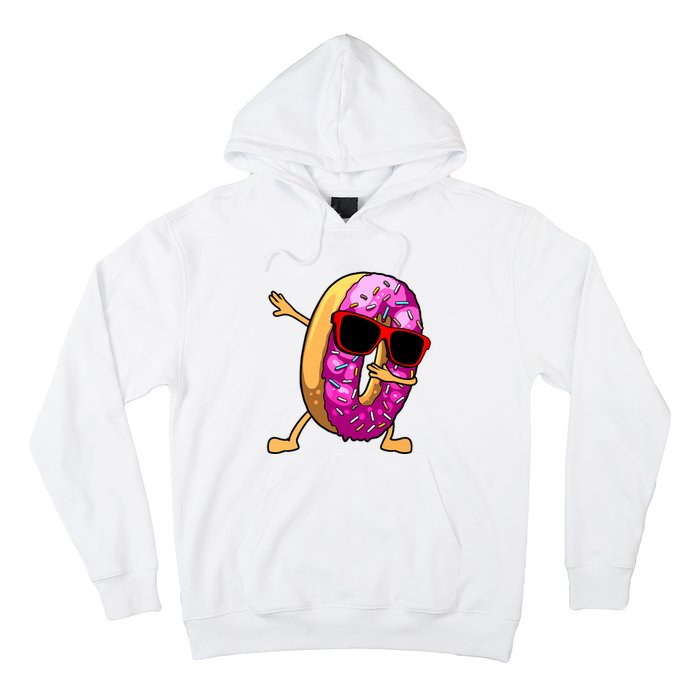 Donut Art For Women Dabbing Doughnut Donut Lover Hoodie