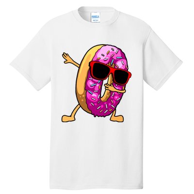 Donut Art For Women Dabbing Doughnut Donut Lover Tall T-Shirt