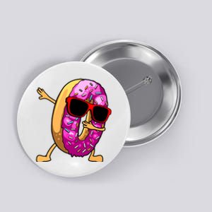 Donut Art For Women Dabbing Doughnut Donut Lover Button