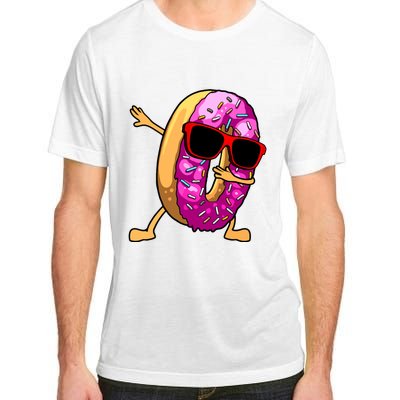 Donut Art For Women Dabbing Doughnut Donut Lover Adult ChromaSoft Performance T-Shirt