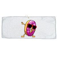 Donut Art For Women Dabbing Doughnut Donut Lover Large Microfiber Waffle Golf Towel