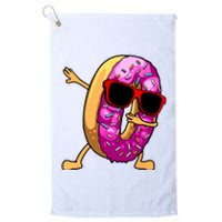 Donut Art For Women Dabbing Doughnut Donut Lover Platinum Collection Golf Towel