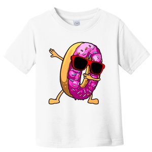 Donut Art For Women Dabbing Doughnut Donut Lover Toddler T-Shirt