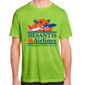 DeSantis Airlines Funny Political Meme Ron DeSantis Governor Adult ChromaSoft Performance T-Shirt