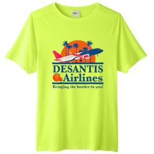 DeSantis Airlines Funny Political Meme Ron DeSantis Governor Tall Fusion ChromaSoft Performance T-Shirt