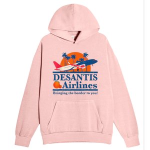 DeSantis Airlines Funny Political Meme Ron DeSantis Governor Urban Pullover Hoodie