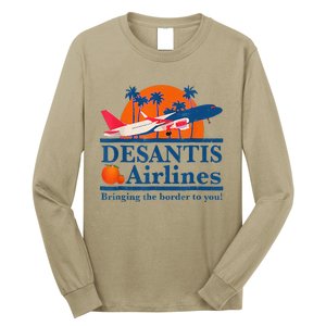 DeSantis Airlines Funny Political Meme Ron DeSantis Governor Long Sleeve Shirt