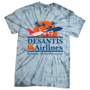 DeSantis Airlines Funny Political Meme Ron DeSantis Governor Tie-Dye T-Shirt