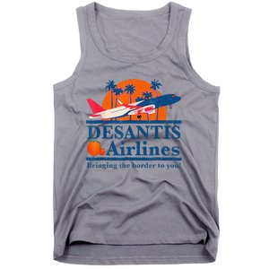 DeSantis Airlines Funny Political Meme Ron DeSantis Governor Tank Top