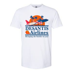 DeSantis Airlines Funny Political Meme Ron DeSantis Governor Softstyle CVC T-Shirt