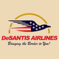 DeSantis Airlines Funny Political Meme DeSantis Airlines Ron DeSantis Drawstring Bag