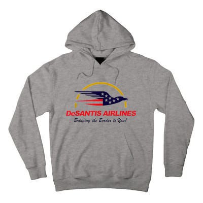 DeSantis Airlines Funny Political Meme DeSantis Airlines Ron DeSantis Tall Hoodie