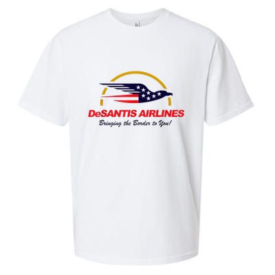 DeSantis Airlines Funny Political Meme DeSantis Airlines Ron DeSantis Sueded Cloud Jersey T-Shirt