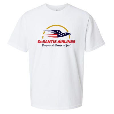 DeSantis Airlines Funny Political Meme DeSantis Airlines Ron DeSantis Sueded Cloud Jersey T-Shirt