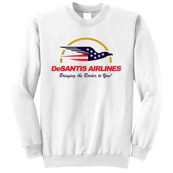 DeSantis Airlines Funny Political Meme DeSantis Airlines Ron DeSantis Sweatshirt