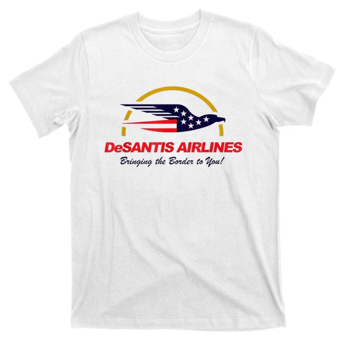 DeSantis Airlines Funny Political Meme DeSantis Airlines Ron DeSantis T-Shirt