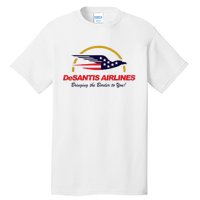 DeSantis Airlines Funny Political Meme DeSantis Airlines Ron DeSantis Tall T-Shirt