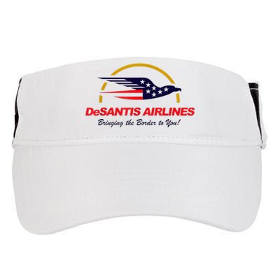DeSantis Airlines Funny Political Meme DeSantis Airlines Ron DeSantis Adult Drive Performance Visor