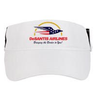 DeSantis Airlines Funny Political Meme DeSantis Airlines Ron DeSantis Adult Drive Performance Visor
