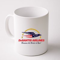 DeSantis Airlines Funny Political Meme DeSantis Airlines Ron DeSantis Coffee Mug