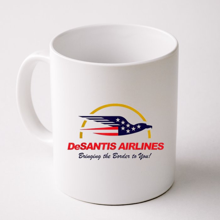 DeSantis Airlines Funny Political Meme DeSantis Airlines Ron DeSantis Coffee Mug