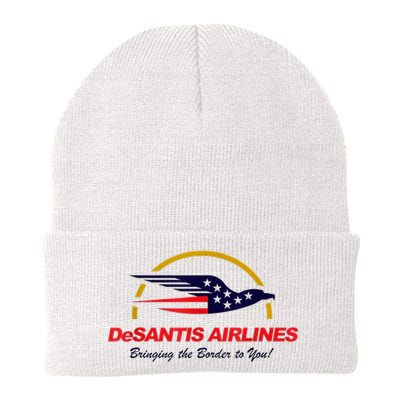 DeSantis Airlines Funny Political Meme DeSantis Airlines Ron DeSantis Beanie