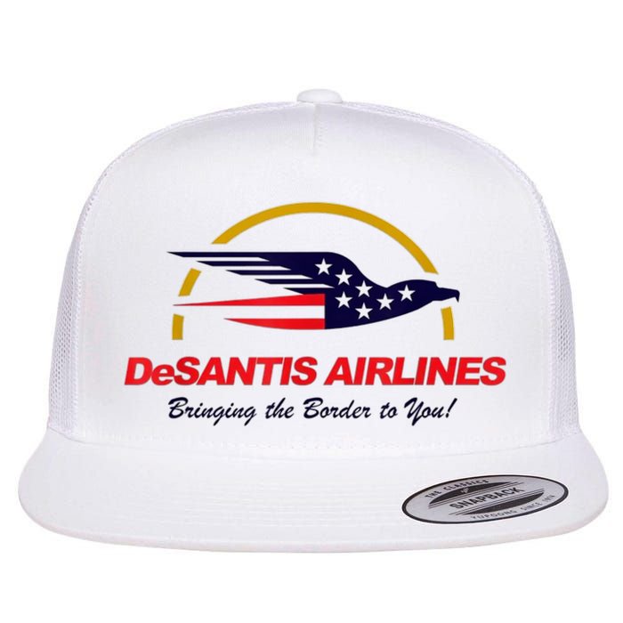 DeSantis Airlines Funny Political Meme DeSantis Airlines Ron DeSantis Flatbill Hat