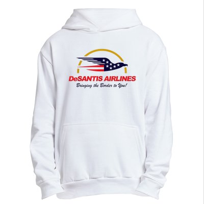 DeSantis Airlines Funny Political Meme DeSantis Airlines Ron DeSantis Urban Pullover Hoodie