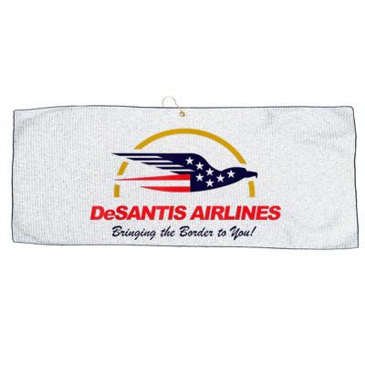 DeSantis Airlines Funny Political Meme DeSantis Airlines Ron DeSantis Large Microfiber Waffle Golf Towel