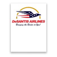 DeSantis Airlines Funny Political Meme DeSantis Airlines Ron DeSantis Poster