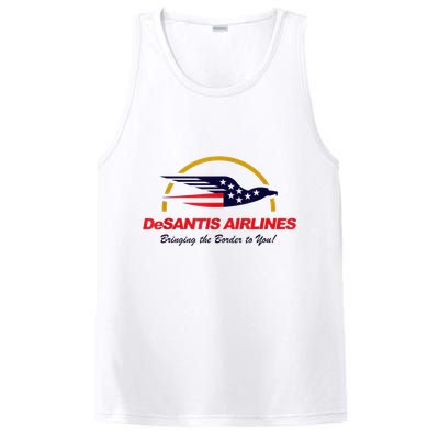 DeSantis Airlines Funny Political Meme DeSantis Airlines Ron DeSantis PosiCharge Competitor Tank