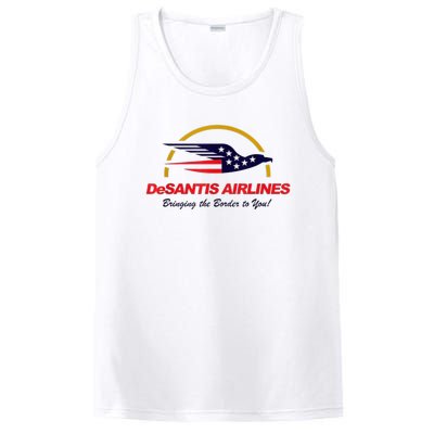 DeSantis Airlines Funny Political Meme DeSantis Airlines Ron DeSantis PosiCharge Competitor Tank