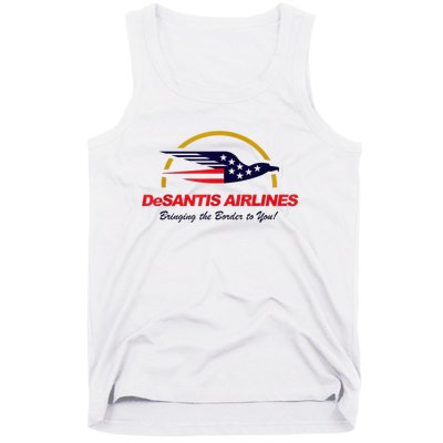 DeSantis Airlines Funny Political Meme DeSantis Airlines Ron DeSantis Tank Top