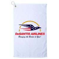DeSantis Airlines Funny Political Meme DeSantis Airlines Ron DeSantis Golf Towel