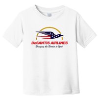 DeSantis Airlines Funny Political Meme DeSantis Airlines Ron DeSantis Toddler T-Shirt