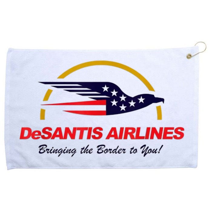 DeSantis Airlines Funny Political Meme DeSantis Airlines Ron DeSantis Grommeted Golf Towel