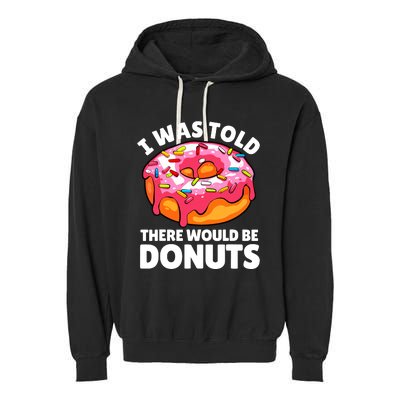 Donut Art For Women Doughnut Novelty Lover Donut Garment-Dyed Fleece Hoodie