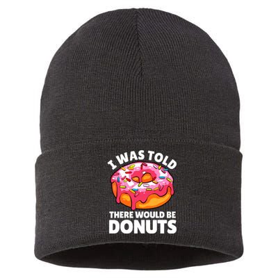 Donut Art For Women Doughnut Novelty Lover Donut Sustainable Knit Beanie