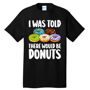 Donut Art For Women Doughnut Novelty Lover Donut Tall T-Shirt