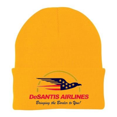 DeSantis Airlines Funny Political Meme Ron DeSantis Knit Cap Winter Beanie