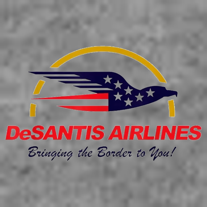 DeSantis Airlines Funny Political Meme Ron DeSantis Sustainable Beanie