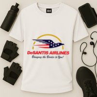 DeSantis Airlines Funny Political Meme Ron DeSantis Cooling Performance Crew T-Shirt