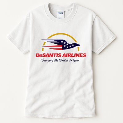 DeSantis Airlines Funny Political Meme Ron DeSantis Tall T-Shirt