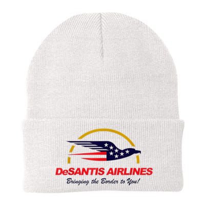 DeSantis Airlines Funny Political Meme Ron DeSantis Beanie