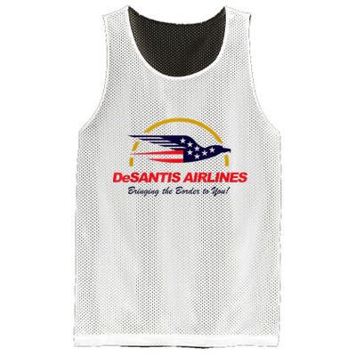 DeSantis Airlines Funny Political Meme Ron DeSantis Mesh Reversible Basketball Jersey Tank