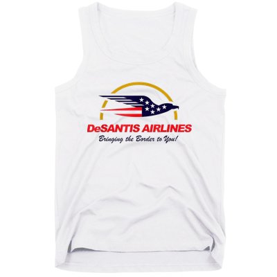 DeSantis Airlines Funny Political Meme Ron DeSantis Tank Top