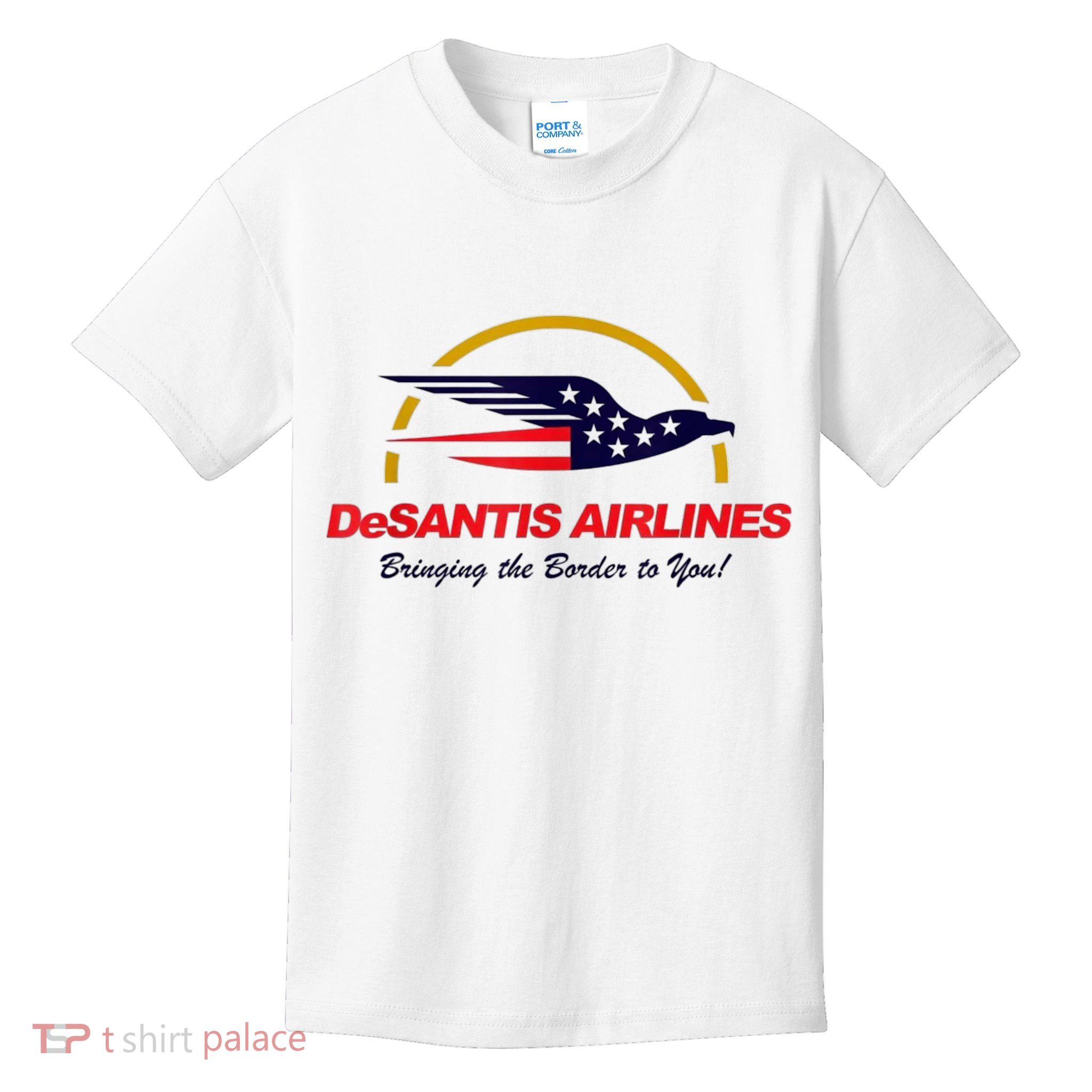 DeSantis Airlines Funny Political Meme Ron DeSantis Kids T-Shirt