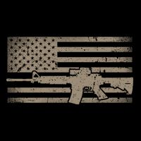 Distressed American Flag Ar15 Gift For Gun Lovers Ar15 Gift Backpack